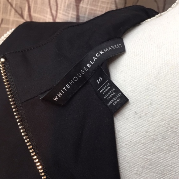 White House Black Market peplum waist sleeveless - Picture 7 of 8